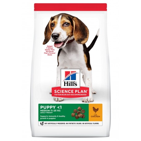 Canine Puppy Healthy Development Medium Poulet