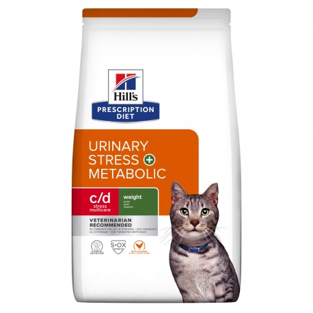 Chat C/D Urinary Stress + Metabolic au Poulet