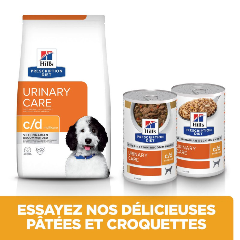 Chien c/d Urinary Care Mijotés Poulet & Légumes