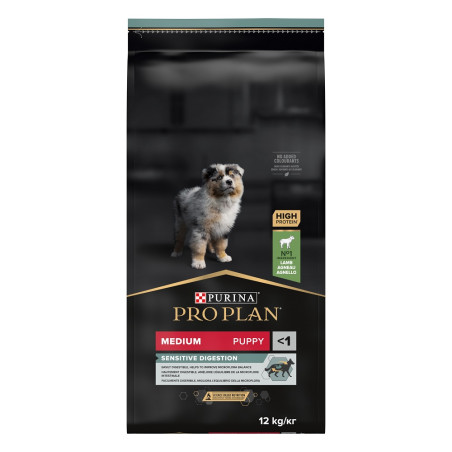 Dog Puppy Medium Sensitive Digestion Agneau