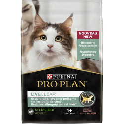 Cat Liveclear Sterilised Adult Saumon