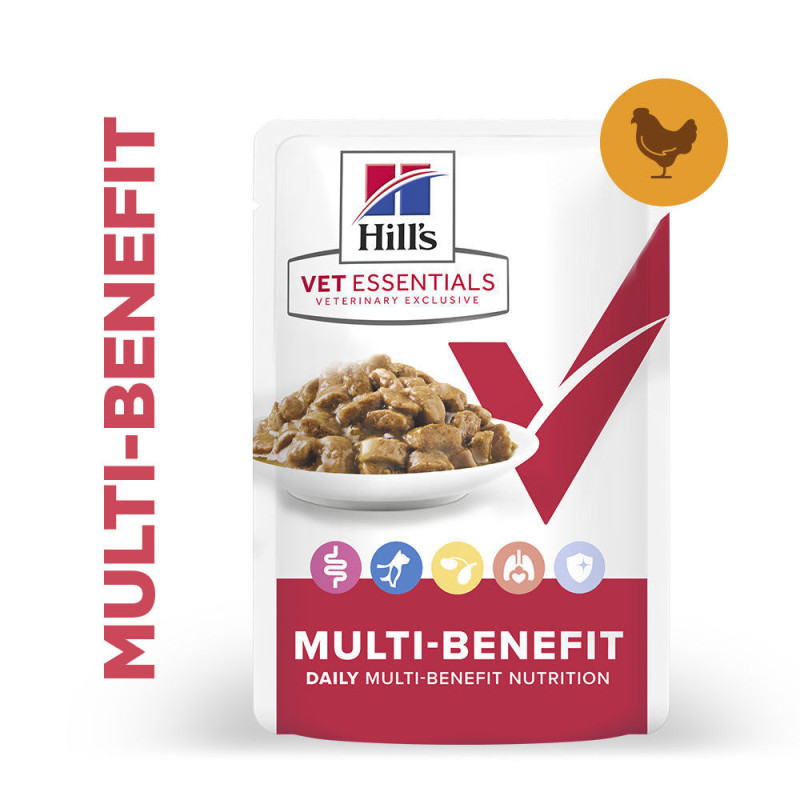 Chat Multi-Benefit Mature Poulet en Sauce