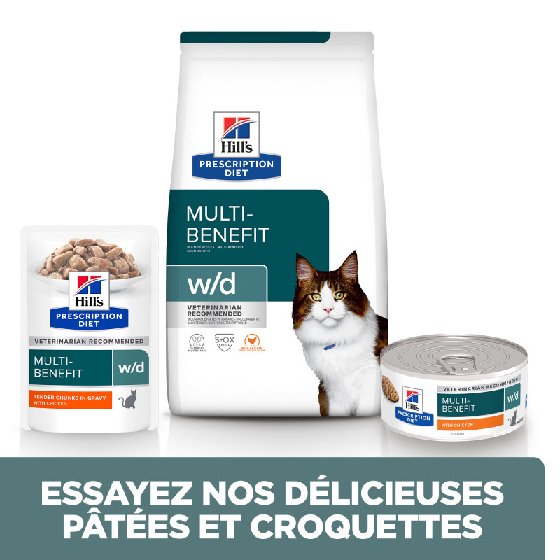 Chat w/d Multi Benefit au Poulet en Sauce