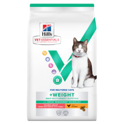 Chat Multi-Benefit + Weight Young Adult Poulet