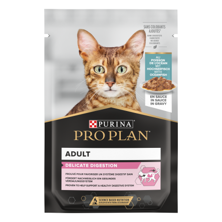 PROPLAN PURINA - Cat Delicate Poisson en Sauce 26 sachets