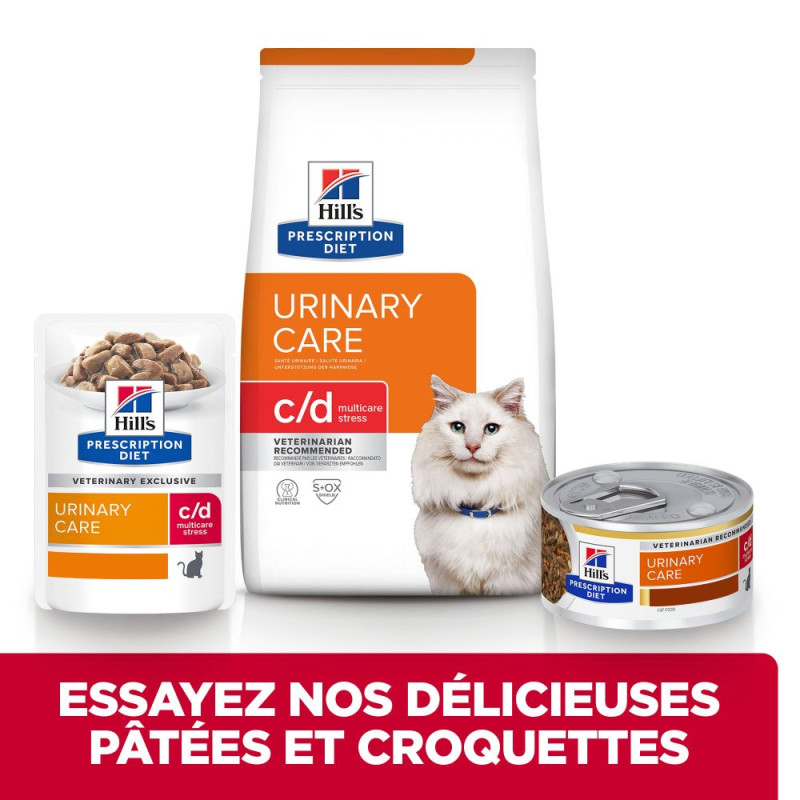 Chat c/d Urinary Stress Multicare au Poisson