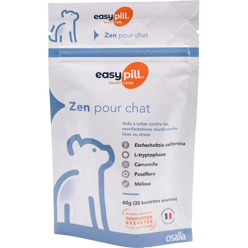 Easypill L-Lysine pour chat 30 x 2 g comprimés 