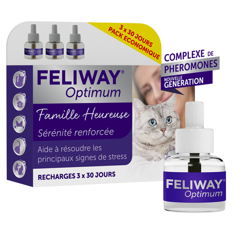 3 Recharges Feliway Optimum