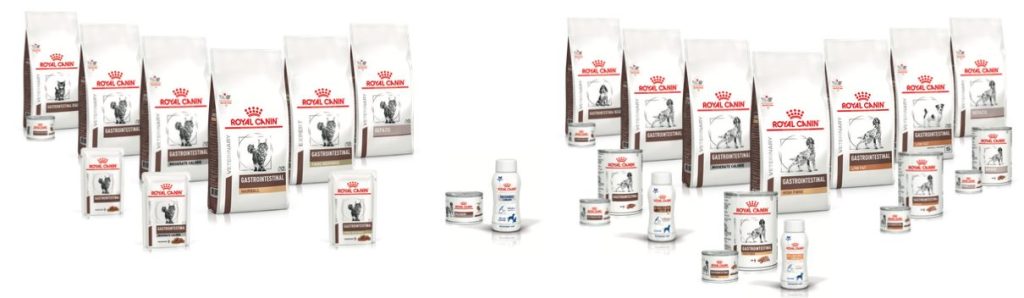 Gamme royal canin gastro intestinale